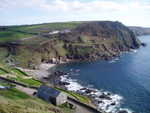 View from the stack on Cape Cornwall over Priest's Cove