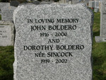 John Boldero
Dorothy Boldero